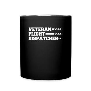 Notruf Leitstelle Einsatzzentrale Veteran - Tasse einfarbig - Schwarz - Vorne