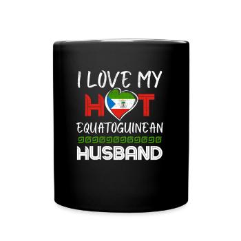 Fier mari équato-guinéen Guinée équatoriale - Mug uni - noir - Devant