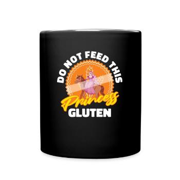 Gluten Free Princess - Full Colour Mug - black - Front