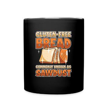 Gluten Free Funny - Full Colour Mug - black - Front