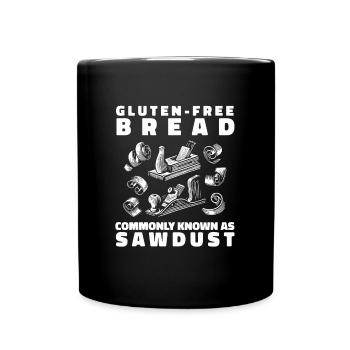 Gluten Free Bread - Full Colour Mug - black - Front