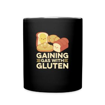 Gluten Free Funny - Full Colour Mug - black - Front