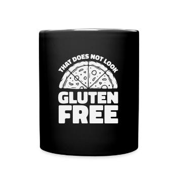 Gluten Free Pizza - Full Colour Mug - black - Front