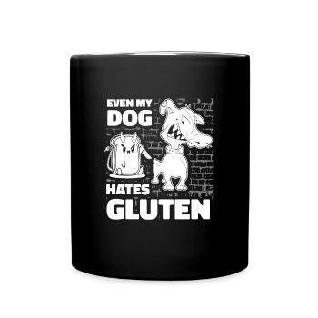 Gluten Free Dog - Full Colour Mug - black - Front