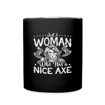 Target Sports Just A Woman Who Loves Shooting Club - Full Colour Mug - black - Front