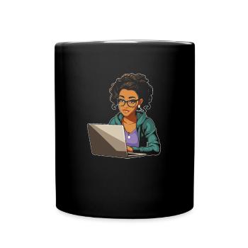 Analyste de données en science des données - Mug uni - noir - Devant