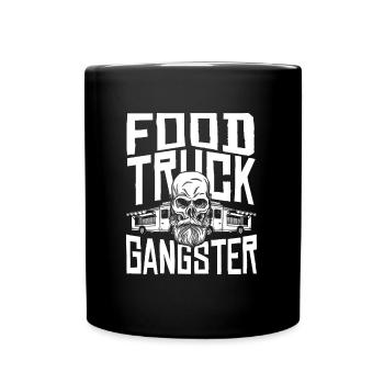 Street Food Skull - Full Colour Mug - black - Front