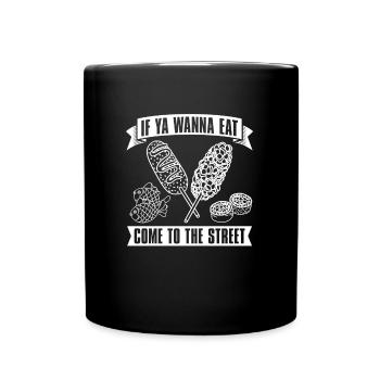 Street Food Corndog - Full Colour Mug - black - Front
