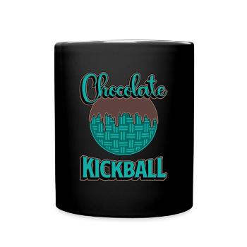 Kickball Chocolate Kickball Competitive Sports - Tasse einfarbig - Schwarz - Vorne