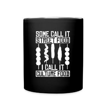 Street food culture - Full Colour Mug - black - Front