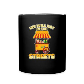 Street food funny - Full Colour Mug - black - Front