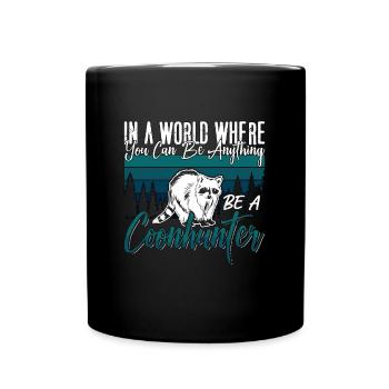 Coonhound In A World Where You Can Treeing Walker - Tasse einfarbig - Schwarz - Vorne
