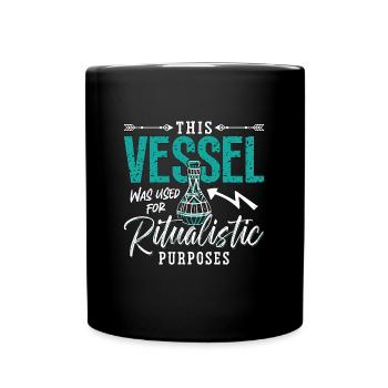 Anthropology This Vessel Was Used For Paleontology - Full Colour Mug - black - Front