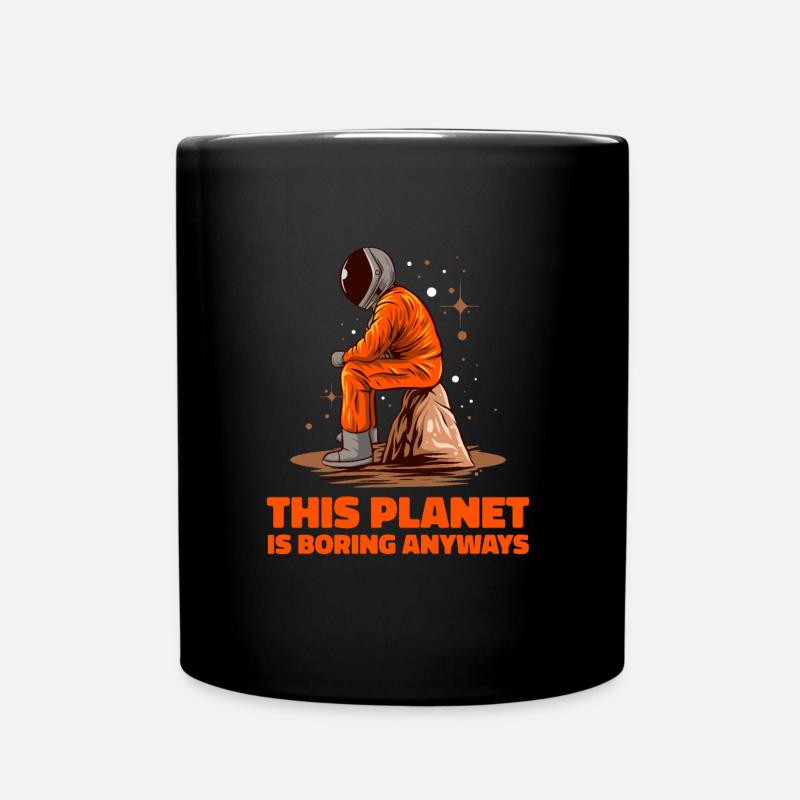 Espace Espace Sarcastique de cette façon s’il vous plaît - Mug uni - noir