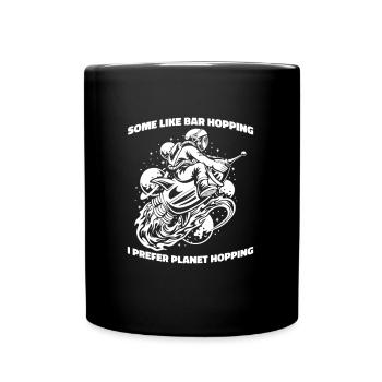Space Space Funny Space Colonization - Full Colour Mug - black - Front
