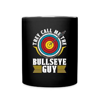 Sports de cible Ils m’appellent le tir Bullseye - Mug uni - noir - Devant