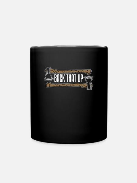 Target Sports Back That Up Shooting Club Bullseye - Tasse einfarbig - Schwarz