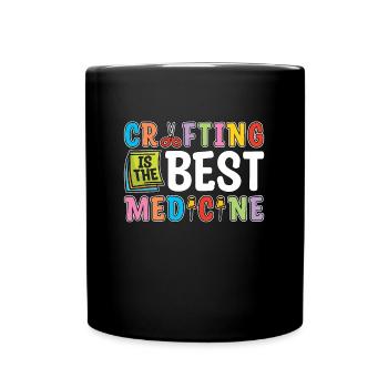 Scrapbooking Crafting Is The Best Loves Journaling - Full Colour Mug - black - Front