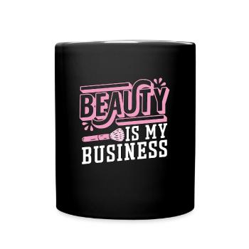 Esthéticienne La beauté est mon entreprise Cosmétologue - Mug uni - noir - Devant