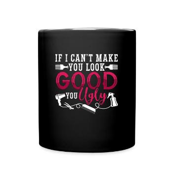 Cosmétologie si je ne peux pas te faire paraître esthéticienne - Mug uni - noir - Devant