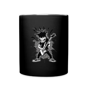 Gruseliges Halloween-design, Lustiger Geist outfit - Tasse einfarbig - Schwarz - Vorne