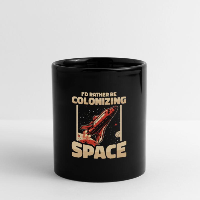 espace, espace, fusée, colonisation de l’espace Mug uni