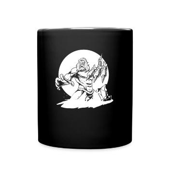 Dart player - Full Colour Mug - black - Front