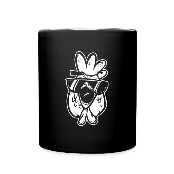 Chicken Hen Sunglasses - Full Colour Mug - black - Front