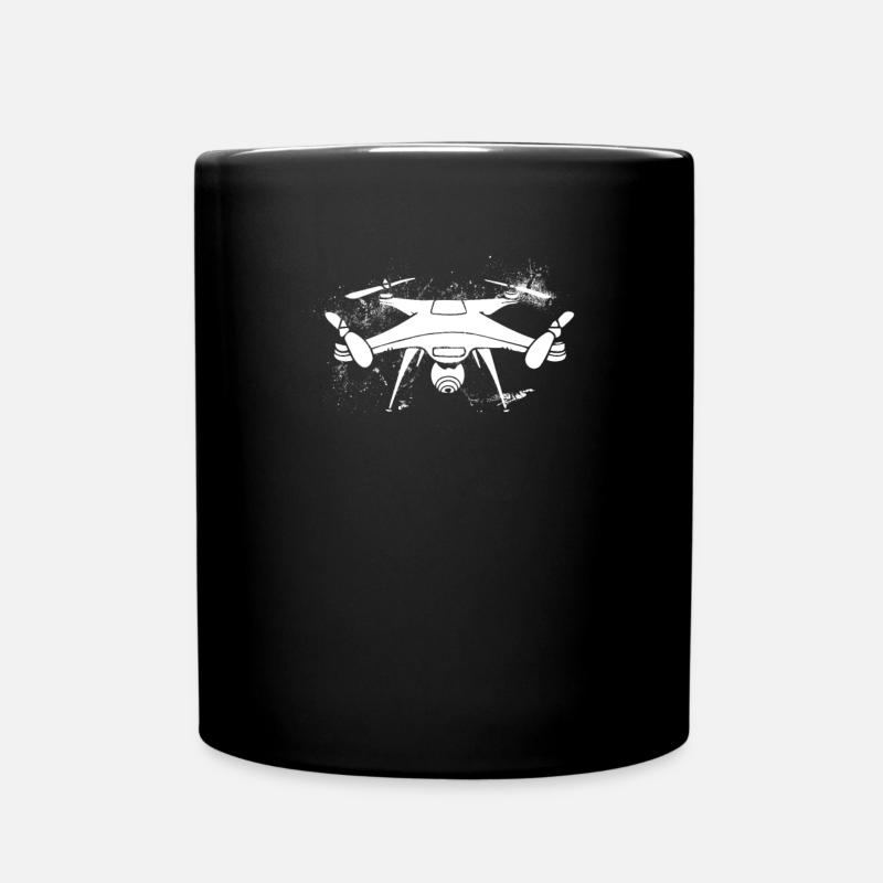 Drone Quadricoptère - Mug uni - noir