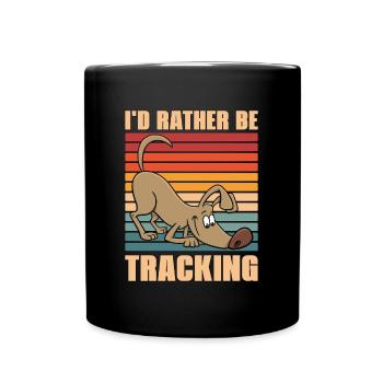 Service Dog Trainer I'd Rather Be Dog Training - Full Colour Mug - black - Front