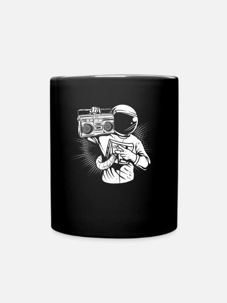 Ghetto Blaster Astronaute - Mug uni - noir