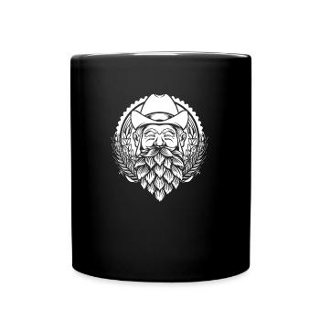 Hobby Brewer Beer Craft Beer Hops - Full Colour Mug - black - Front