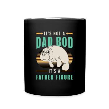 Dugong Ce n’est pas un dad bod, ce sont des animaux marins - Mug uni - noir - Devant