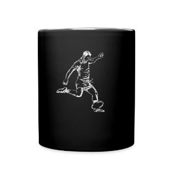 Rugby Sports - Full Colour Mug - black - Front
