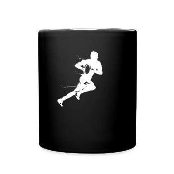 Rugby Sports - Full Colour Mug - black - Front