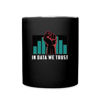 Data Mining In Data We Trust Programming Analyst - Tasse einfarbig - Schwarz - Vorne