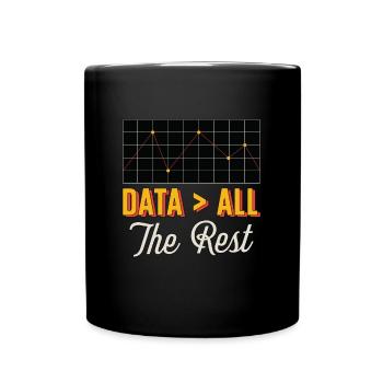 Data Mining Data > All The Rest Machine Learning - Tasse einfarbig - Schwarz - Vorne