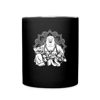 Mandala bouddhiste de Bouddha - Mug uni - noir - Devant