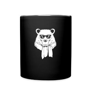 Vatertag Papa Tragen - Tasse einfarbig - Schwarz - Vorne