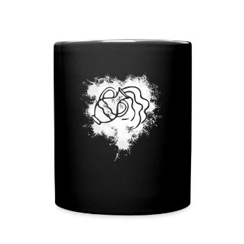 Symbole du Verseau - Mug uni - noir - Devant