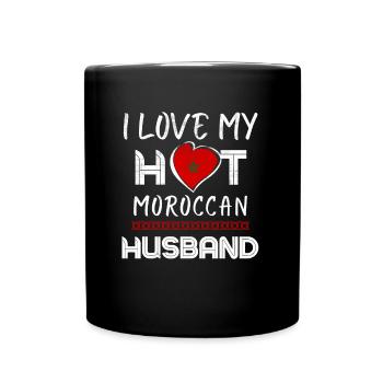 Drôle Marocain Mari Fière Femme - Mug uni - noir - Devant