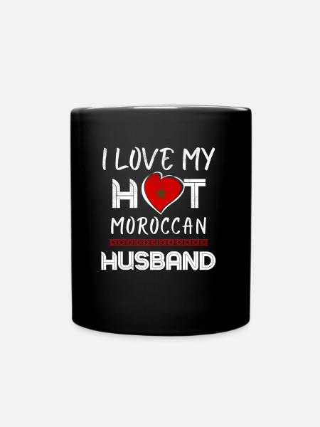 Drôle Marocain Mari Fière Femme - Mug uni - noir