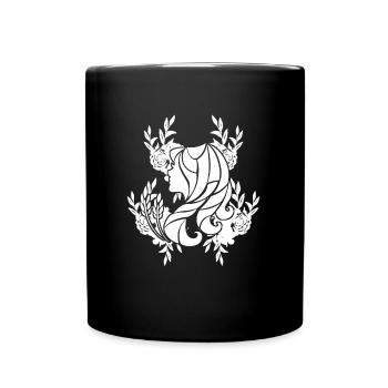 Signe du zodiaque Symbole Vierge - Mug uni - noir - Devant