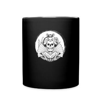 Geisha Skull - Full Colour Mug - black - Front