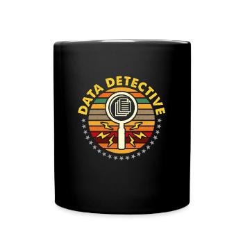 Data Analyst Data Detective Statistics Programmer - Tasse einfarbig - Schwarz - Vorne