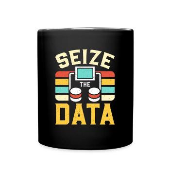 Data Analyst Seize The Data Programming Analyst - Tasse einfarbig - Schwarz - Vorne