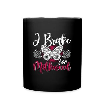 Frein de l’asclépiade I pour les monarques de l’entomologie de l’asclépiade - Mug uni - noir - Devant