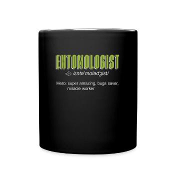 Entomologist Hero Super Amazing Insect Collector - Tasse einfarbig - Schwarz - Vorne