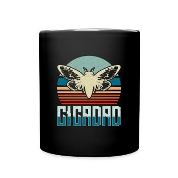 Cicadas Cicadad Loves Flying Insects Entomologist - Full Colour Mug - black - Front