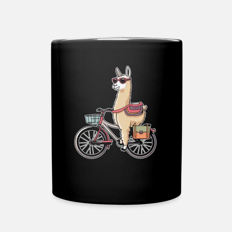 Alpaka - Tasse einfarbig - Schwarz